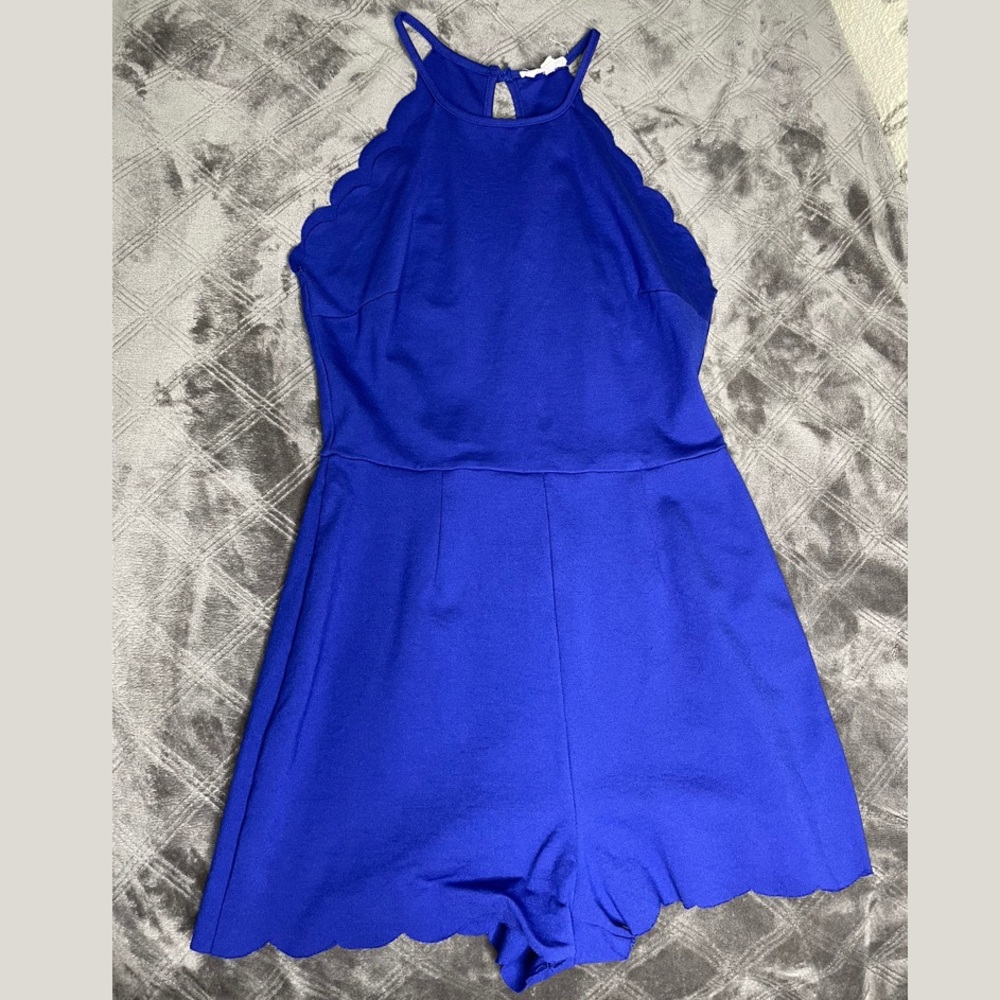 Socialite Royal Blue Romper